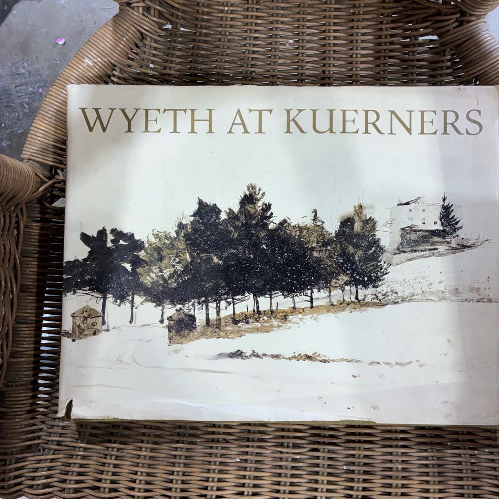Wyeth at Kuerner's Art Book 1976
